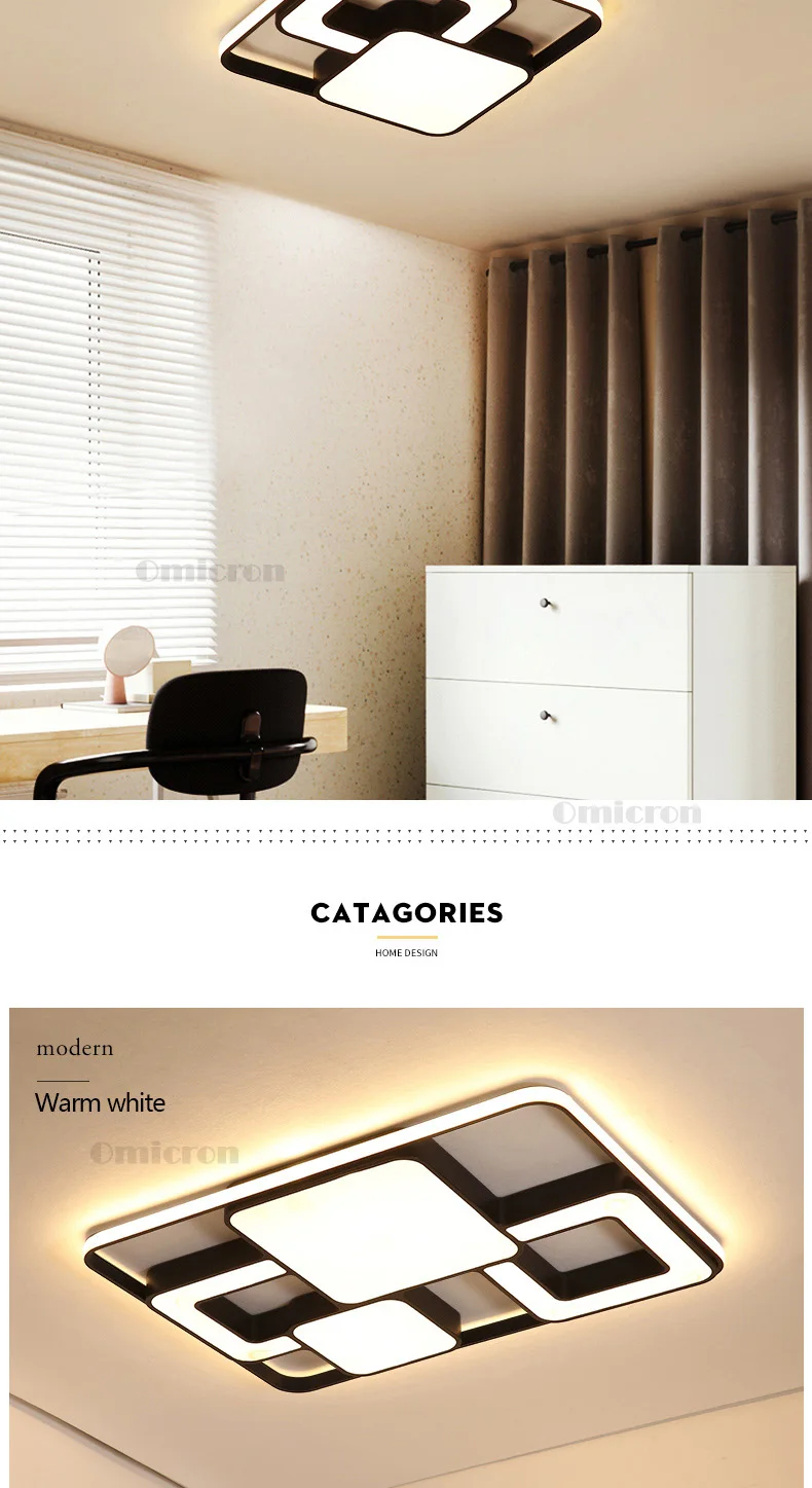 Черно-белая светодиодная Люстра для детской комнаты, спальни, люстра, современный светодиодный потолочный светильник