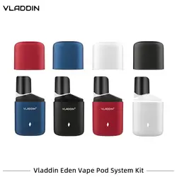 Оригинальный Vladdin Eden Pod система Vape набор электронных сигарет 350 мАч батарея 1,5 мл многоразового использования pod с запатентованной