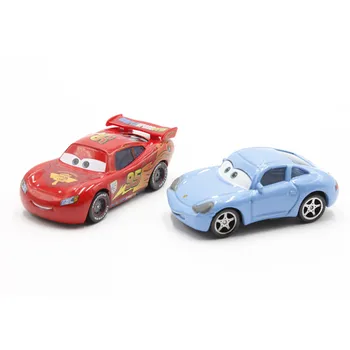 

Disney Pixar Cars Lightning McQueen And Sally Diecast Metal Cute Toy Car For Children Gift 1:55 Loose Brand New In Stock