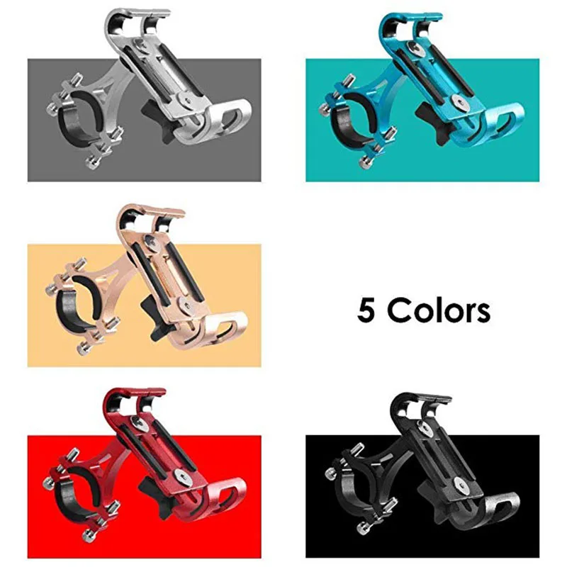 Алюминиевый велосипедный держатель для телефона 3,5-6,5 дюймов смартфон нескользящий велосипедный телефон подставка крепление для samsung 1plus Xiaomi iphone