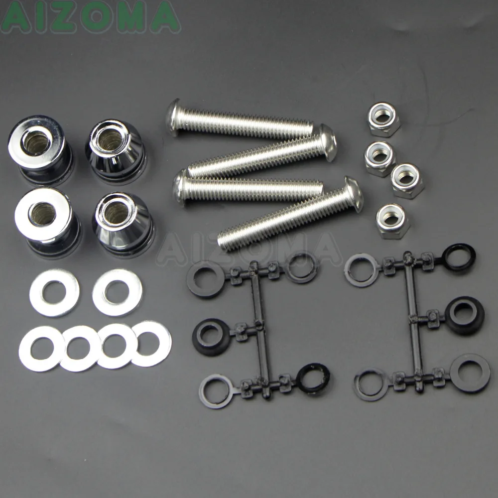 

Motorcycles Sissy Bar Docking Hardware Kit Backrest Mounting Tool For Harley Dyna FXDWG FXDF 2006-Up Softail FLSTF/FX 00-02