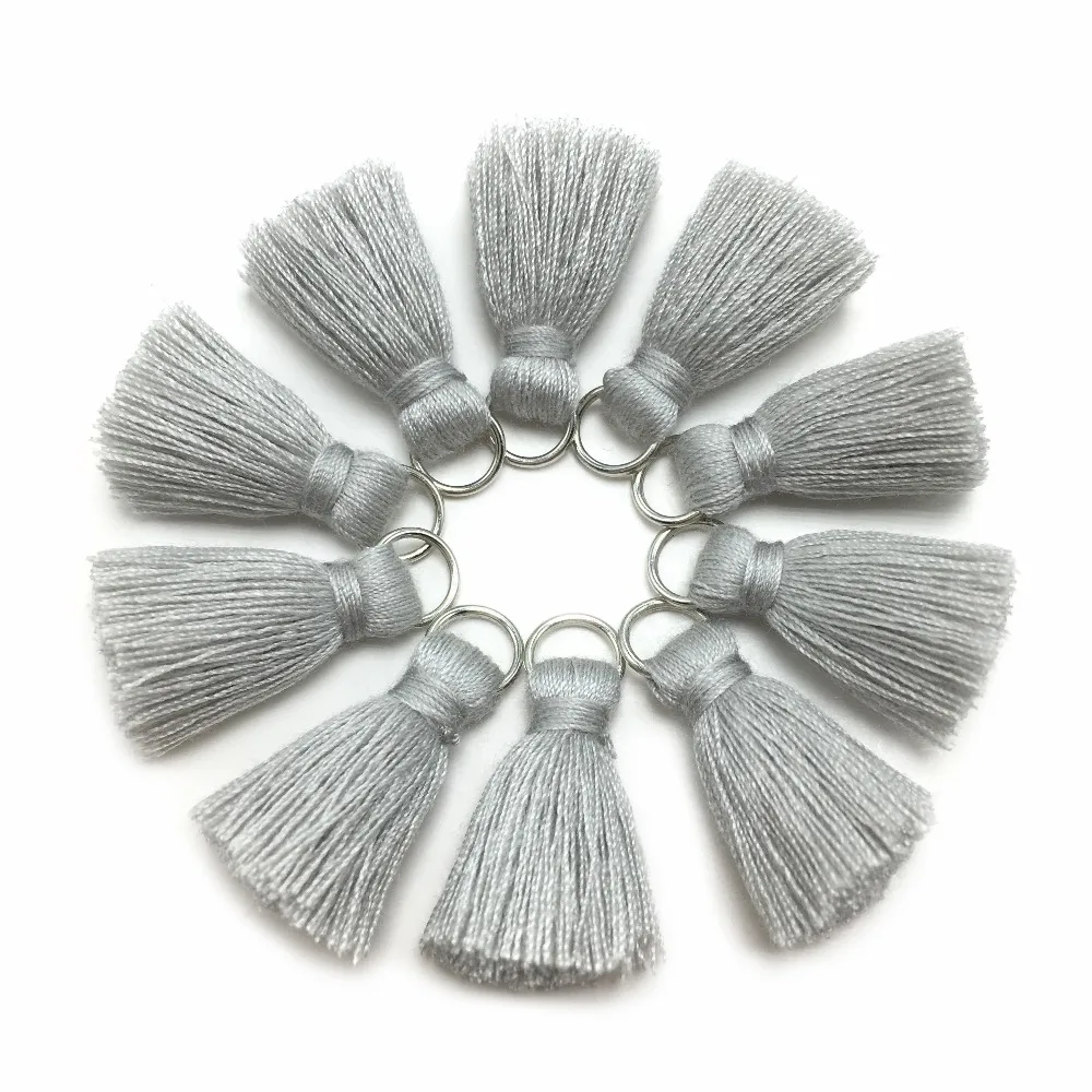 CHENGRUI L46,2cm, 술, 면 술, 미니 술, 보석 액세서리, diy 액세서리, 귀걸이 재료, 10 개/가방