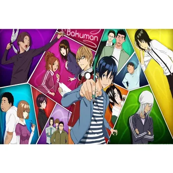 

Nice Custom takeshi obata bakuman Poster Home Decor Cloth Fabric Posters Best Gift Canvas Posters 20X30cm,27X40cm,30X45cm