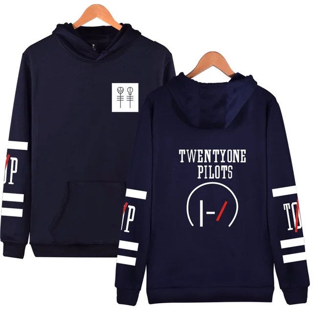 Special Offers ZOGAA Men Women Hoodies Twenty One Pilots Hip Hop Music Character Pattern Hoodie Autumn Winter Hoodies Sweatshirts
