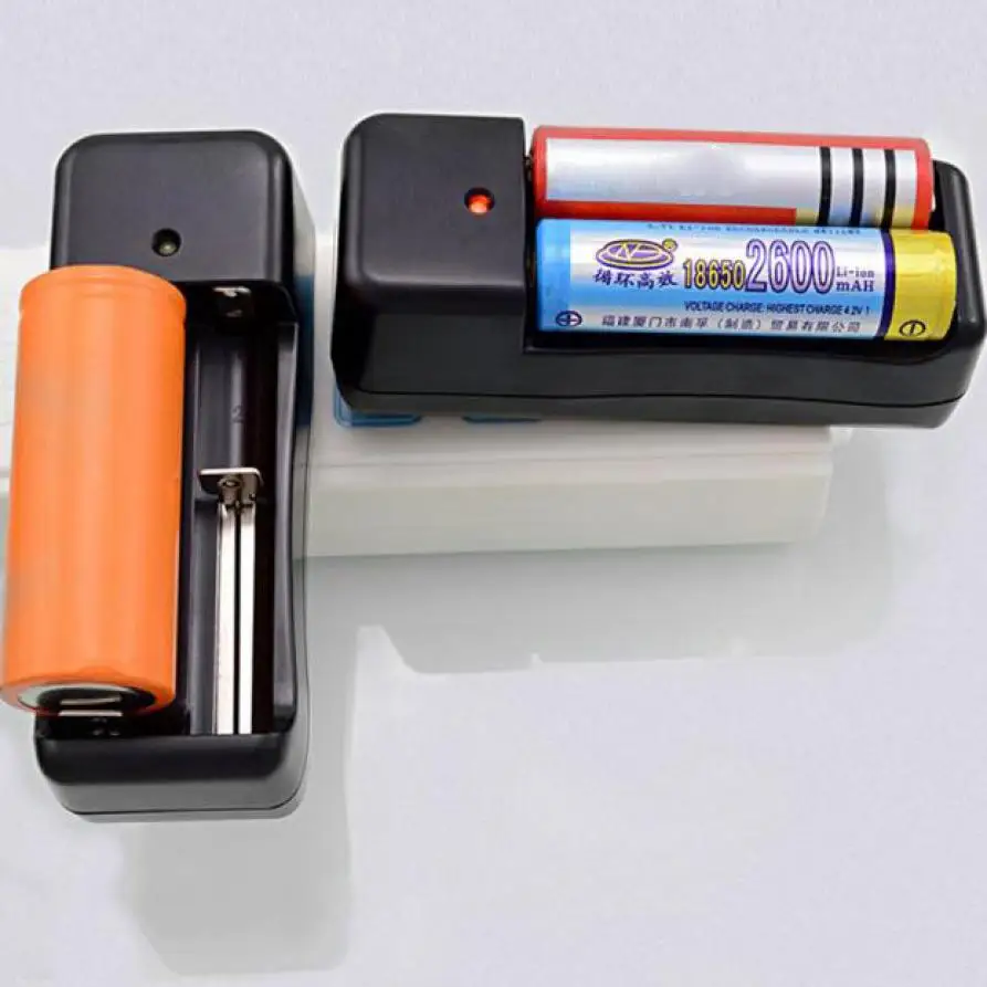 

Universal Dual Battery Charger For 18650 16340 26650 Rechargeable 3.7V Li-ion Jan 18