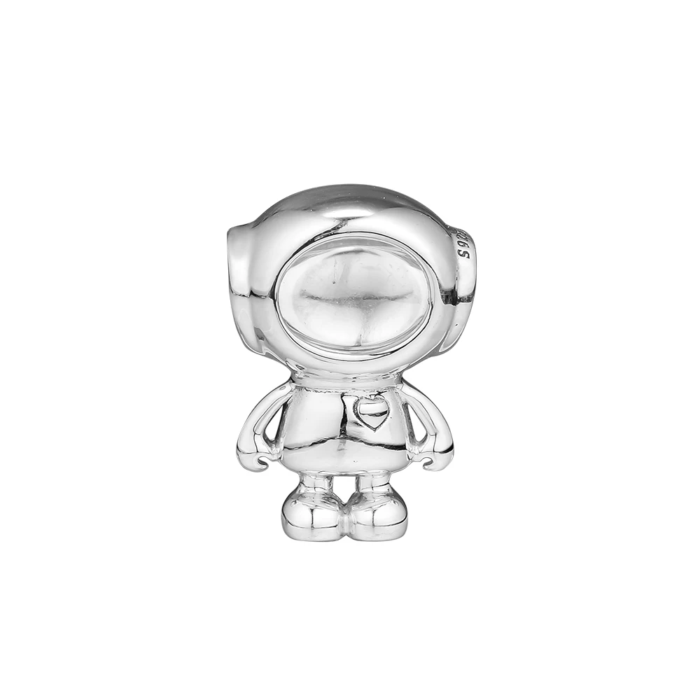 DIY Подходит для Pandora шармы браслеты Cosmo Tommy астронавт бусины 100% 925 пробы серебро