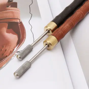 

DIY Leather Craft Edge Dye Roller Oil Treatment Tip Pen Painting Accessories Handle Craft Tool