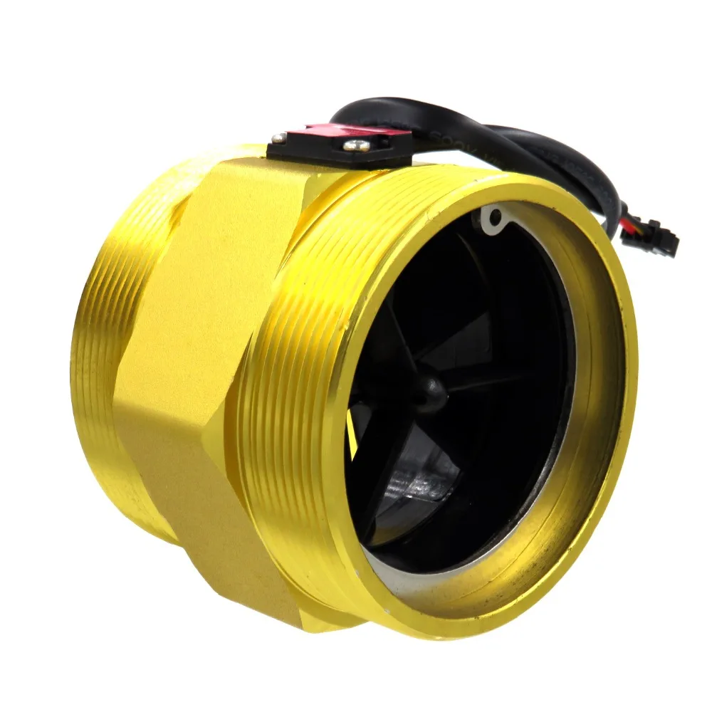 

G3" 3 inch Flow Sensor Flow Meter Counter Hall Sensor Meter Flowmeter 30-500L/min