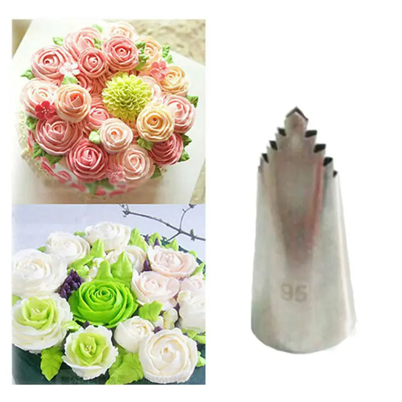 Aliexpress.com : Buy #95 Leaves Nozzles Cake Decoration ...