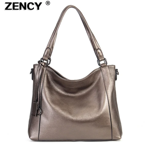 Couro de Vaca Camada de Pele Zency Macio Genuíno Primeira Vaca Mulheres Bolsas Ombro Real Corpo Cruz Mensageiro Bolsa 100%