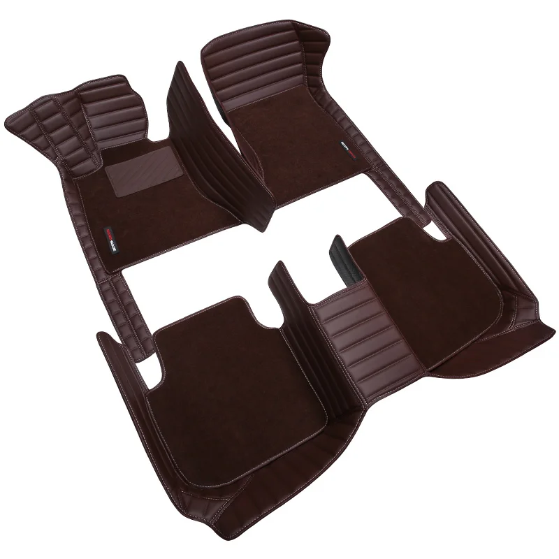 

HLFNTF custom Double car floor mat For mazda all model mazda 3 5 6 8 CX-3 CX-5 CX-7 CX-9 atenza Tribute car accessories