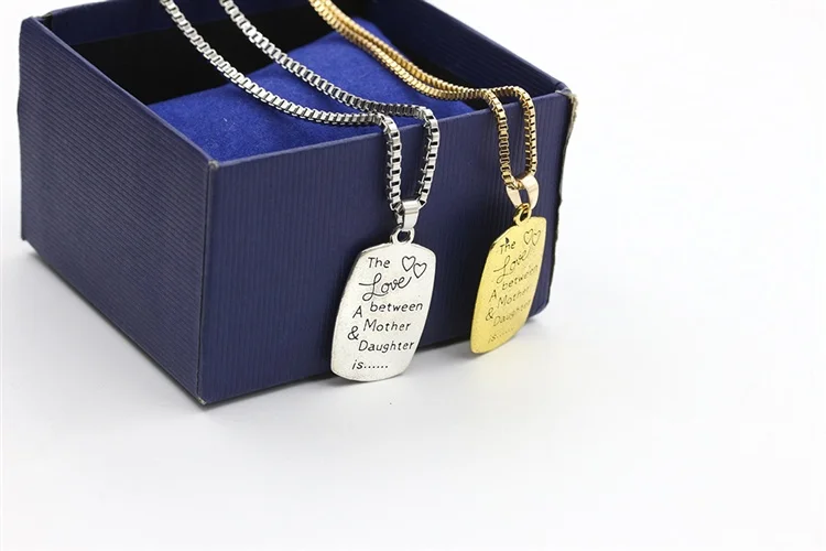 Женская цепочка с надписью любовь между мамой и дочерью|chain wholesale|fashion jewelryjewelry fashion