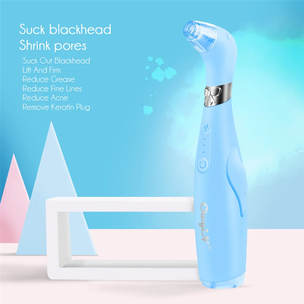 USB Rechargeable Blackhead Pore Remover Vacuum Suction Facial Cleaner