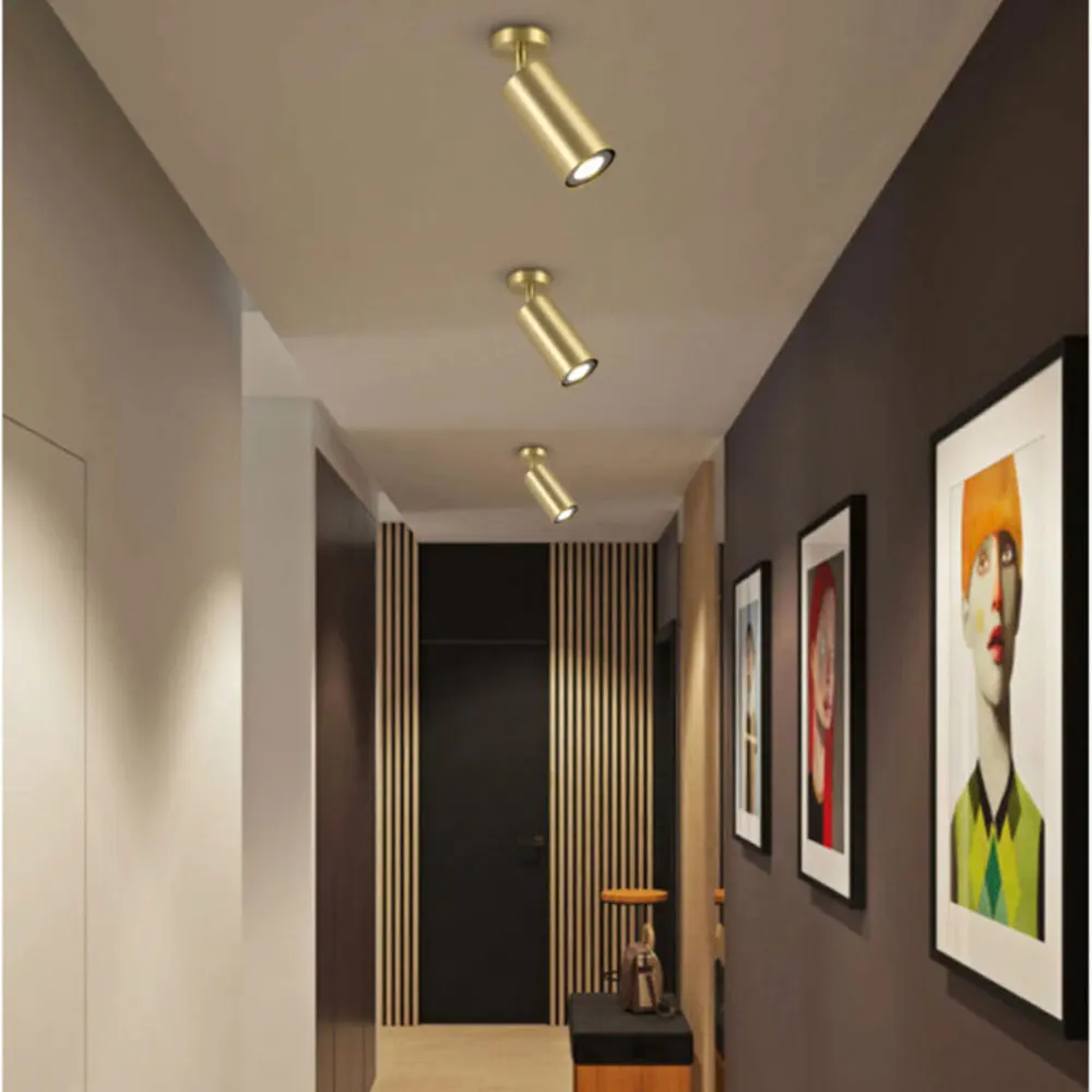 Современный настенный светильник в скандинавском стиле, минималистичный Золотой потолочный светодиодный светильник, шкаф для одежды, настенный светильник для гостиной