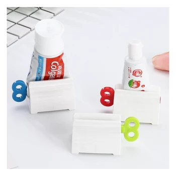 

RSCHEF 1 pcs Manual toothpaste extruder household squeezer holder bathroom accessories washers squeezer Color random
