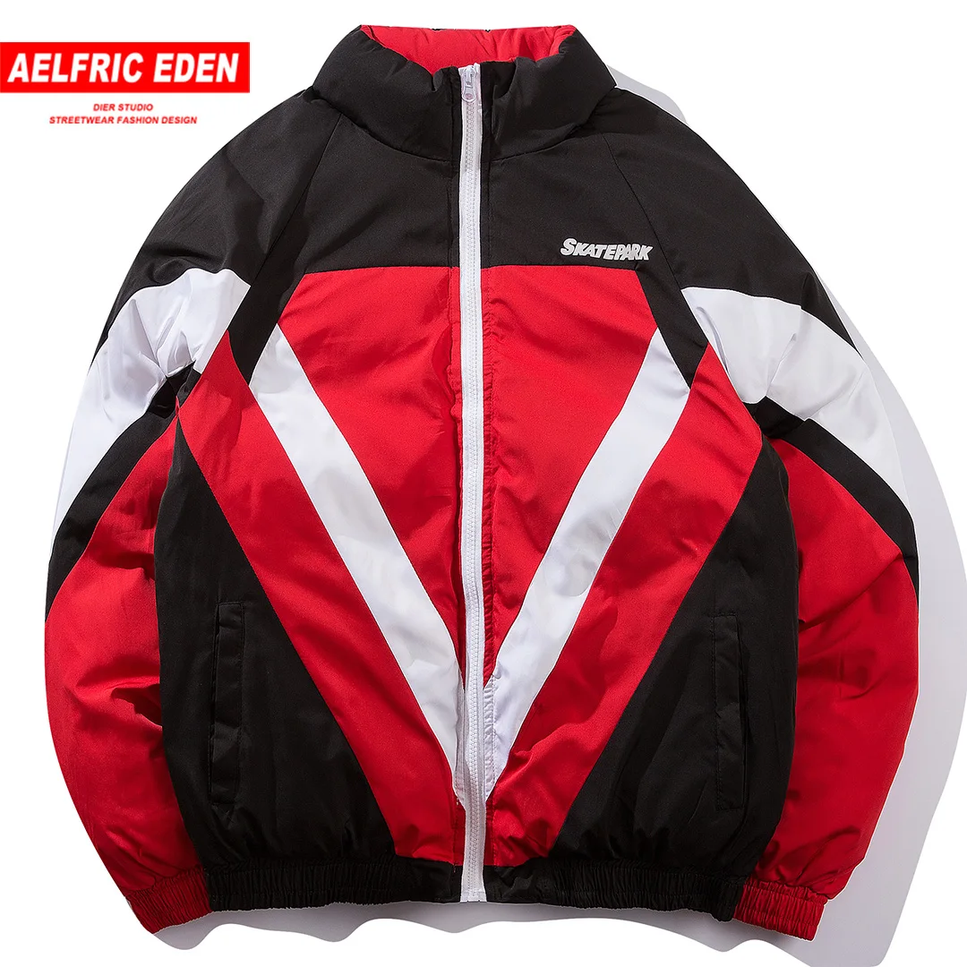 

Aelfric Eden Winter Jackets Coats overcoat Men's Streetwear Casual Windproof Warm Parkas Hip Hop Fashion Cotton Clothes SP32