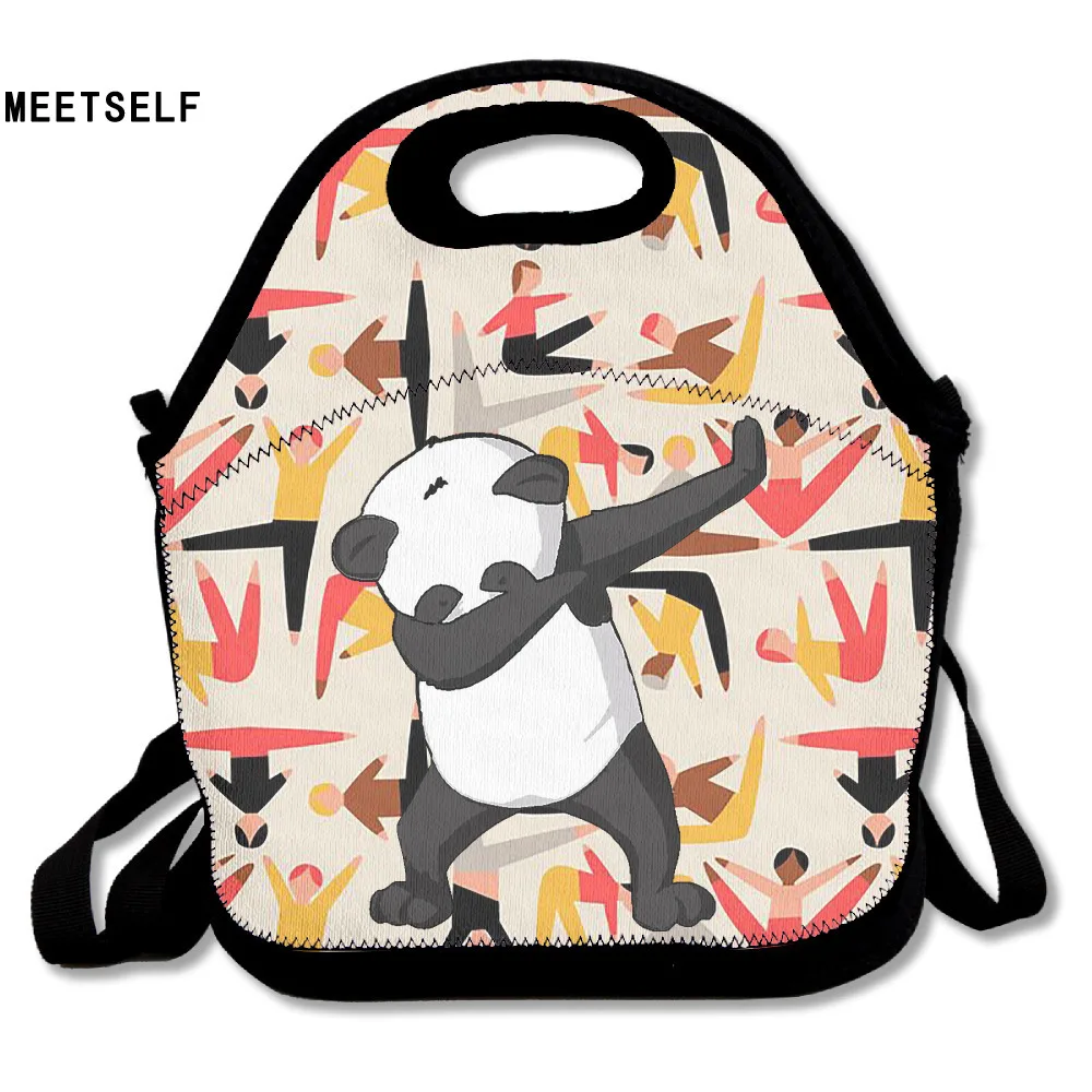 MEETSELF 3D Print Panda Dab Lunch Bags Insulated Waterproof Food Girl Packages Womens Kids Babys Boys Handbags boys-lunch-bag : image MEETSELF 3D Print Panda Dab Lunch Bags Insulated Waterproof Food Girl Packages Womens Kids Babys Boys Handbags boys-lunch-bag