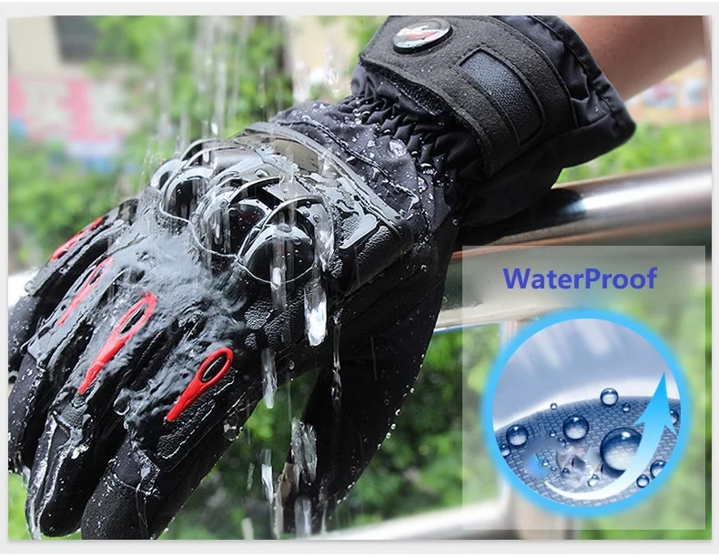 Full Finger Knuckle Protective Shock-proof Cycling Riding Bike Gloves