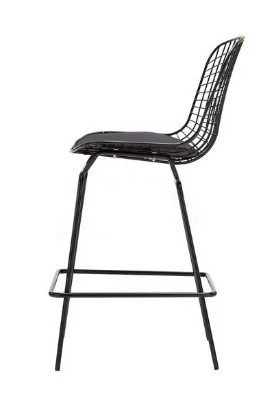 Барный набор 70 см высота сиденья современный дизайн хромированный или черный бертоа барный стул из металлической сетки для кассы и прилавка Stool-2PCS набор