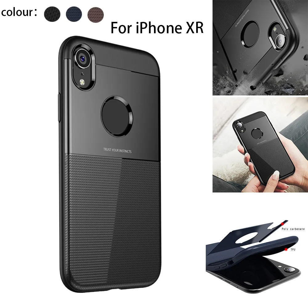 For iPhone XR Luxury Protection Armor Soft TPU Silicone + PC Cover Case 6.1inch Dropping Sept.13 | Электроника