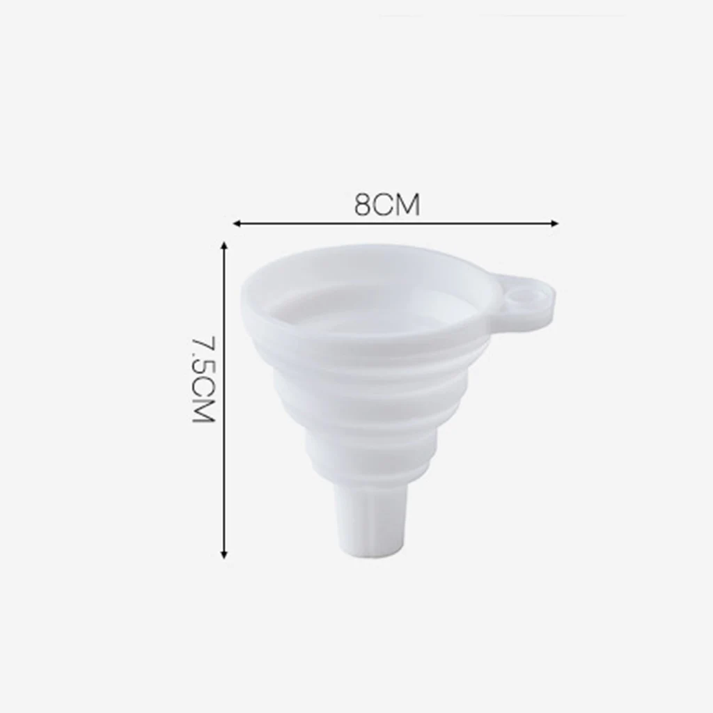 Мини силиконовая Складная воронка складная стильная Воронка для кухни кухонные