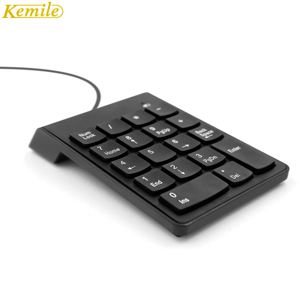 Kemile Проводная цифровая мини клавиатура с 18 клавишами Для iMac/MacBook Air/Pro ноутбука