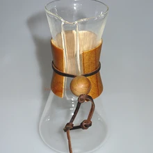 Высококачественная Кофеварка песочные часы, элегантный и классический фильтр, ручная капельная Кофеварка, прозрачный кофейник с воронкой