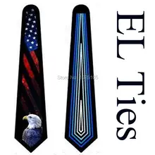 Led галстук с подсветкой высокой яркости мигающий беспроводной EL панель галстук Led галстук с патент на вечерние