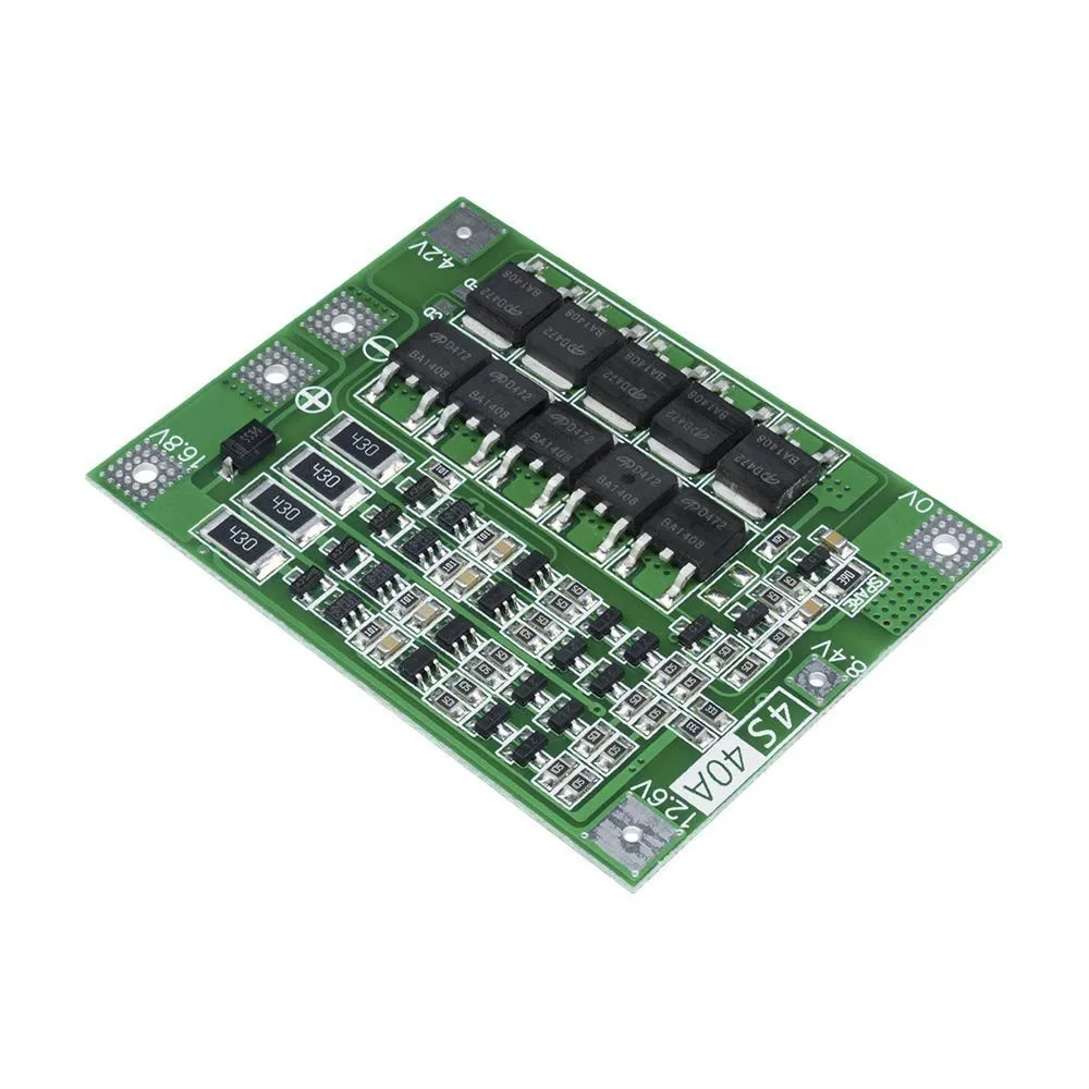 4S 40A литий ионная литиевая батарея 18650 зарядное устройство PCB BMS Защитная плата с