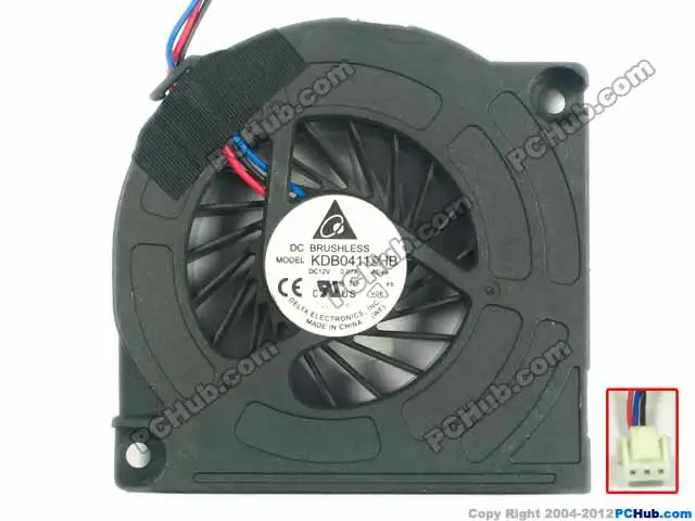 

Delta KDB04112HB AD49 DC 12V 0.07A Server Cooler Fan
