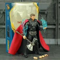 Apaffa 15 см Мстители Endgame SHF Тор ПВХ фигурка игрушки Тор 4 фигурка Тор игрушки Коллекционная модель игрушки для детей