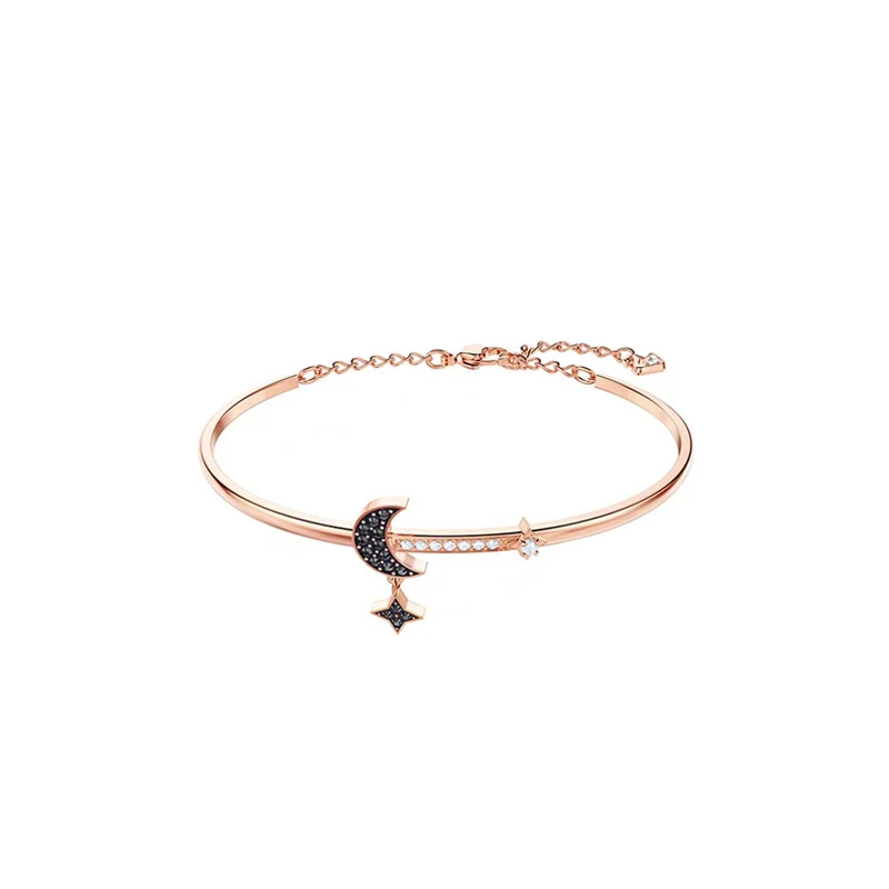 

High-quality SWA original Swa Duo bracelet with Moon fashion simple birthday gift jewelry