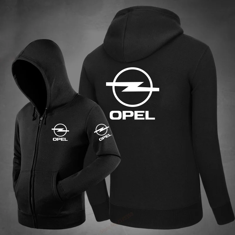

2019 male and female zipper for winter autumn Opel sweatshirt customer shop jackets maintenance car work coats