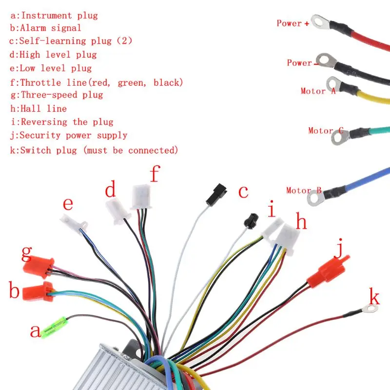  48-72V 1500W 4 In 1 E-Bicyle Scooter Brushless Intelligent Dual Modes Controller