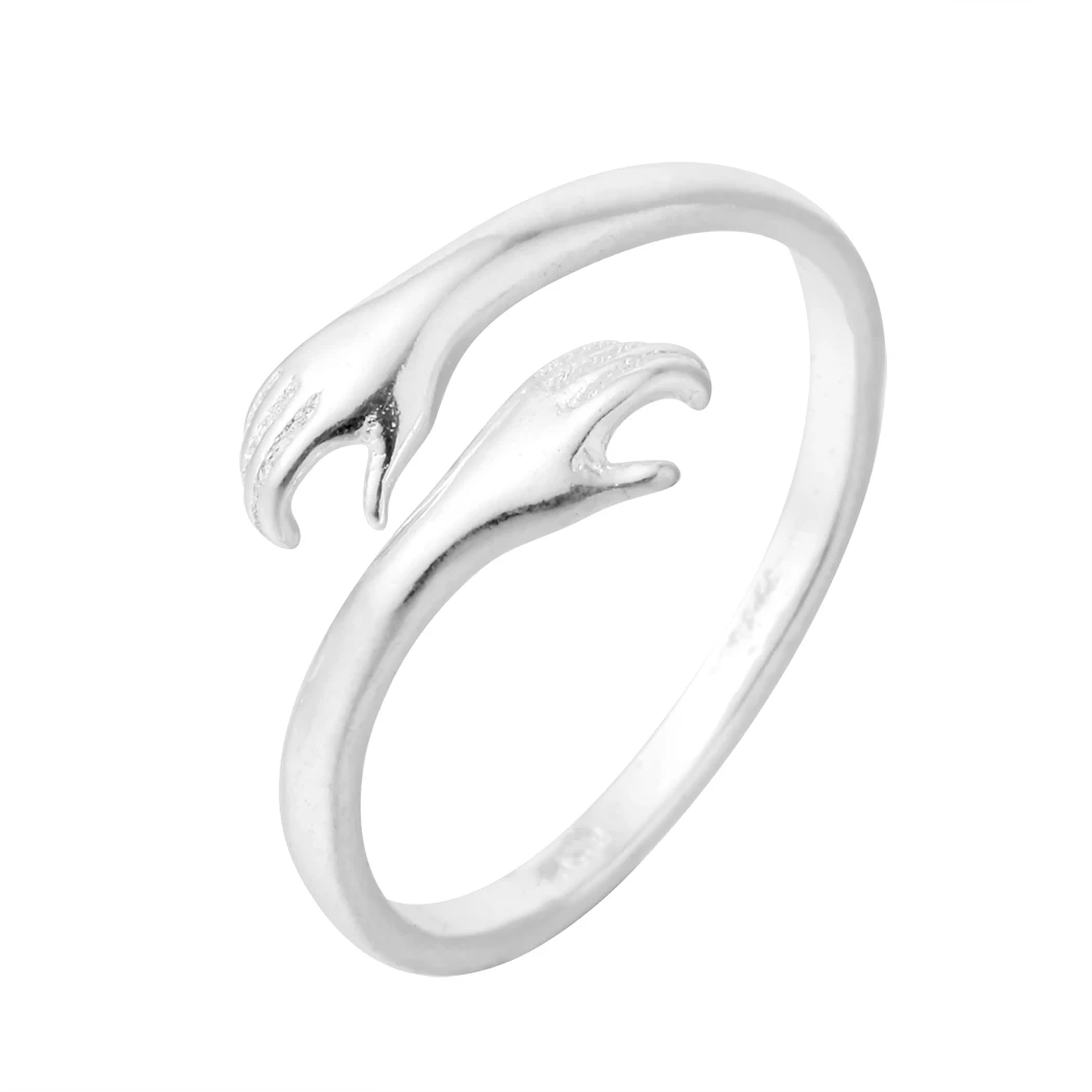 Todorova, винтажное обнимающее кольцо для женщин и мужчин, Anillos, античное кольцо, объятие, слой, дайте мне объятие, рука, открытая, костяшки, кольца, ювелирные изделия