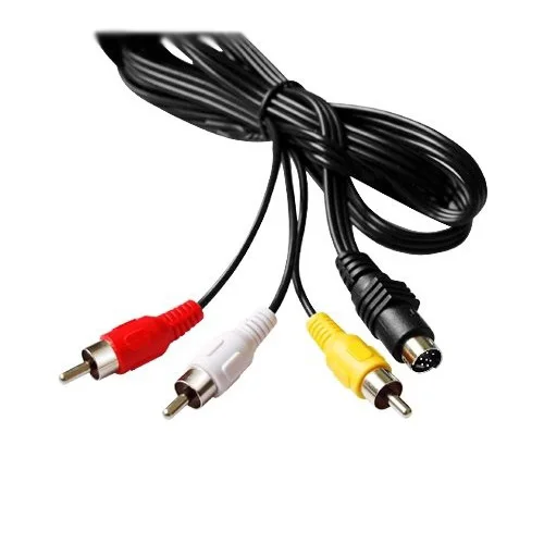 

DSHA New Hot New 7 PIN S-VIDEO USB Male A to 3 RCA AV A/V TV Adapter Cord Cable for Laptop