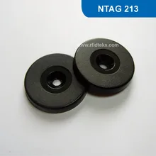 RT30 диаметром 30 мм ABS RFID токен метка, NFC Бесконтактный Смарт тег для активов Управление 13,56 МГц 144 байт, оборот в минуту(R/W с NTAG 213 чип