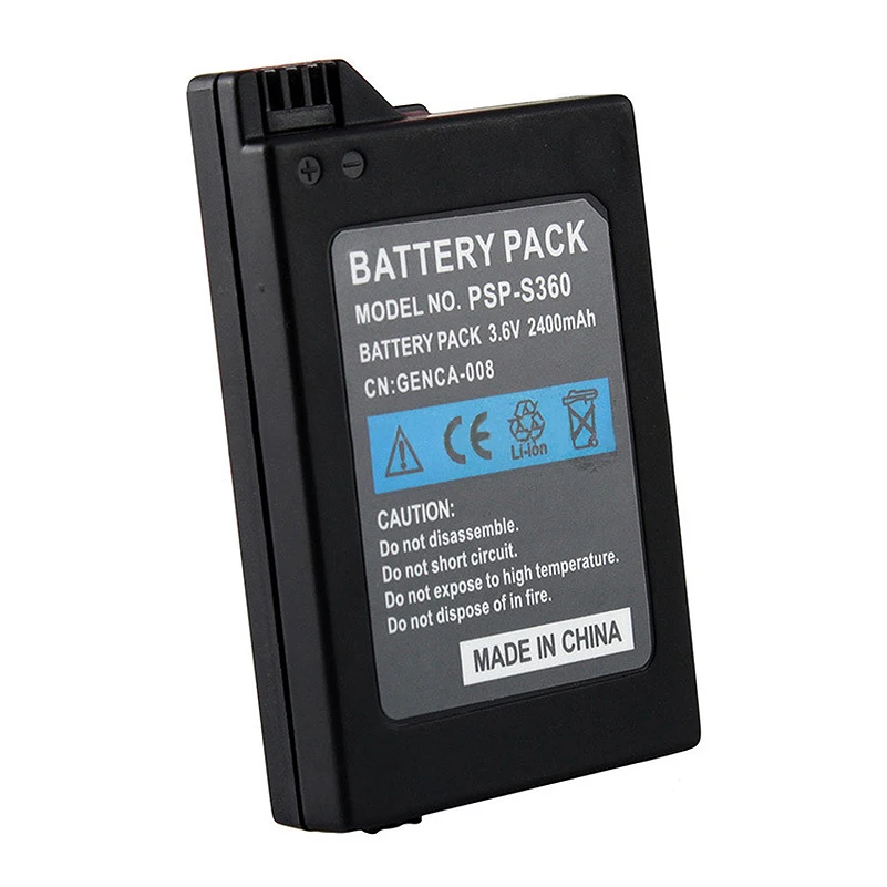 100% новый запасной аккумулятор 2400 мАч для Sony PSP 2000 3000 S110 геймпад PlayStation контроллер |