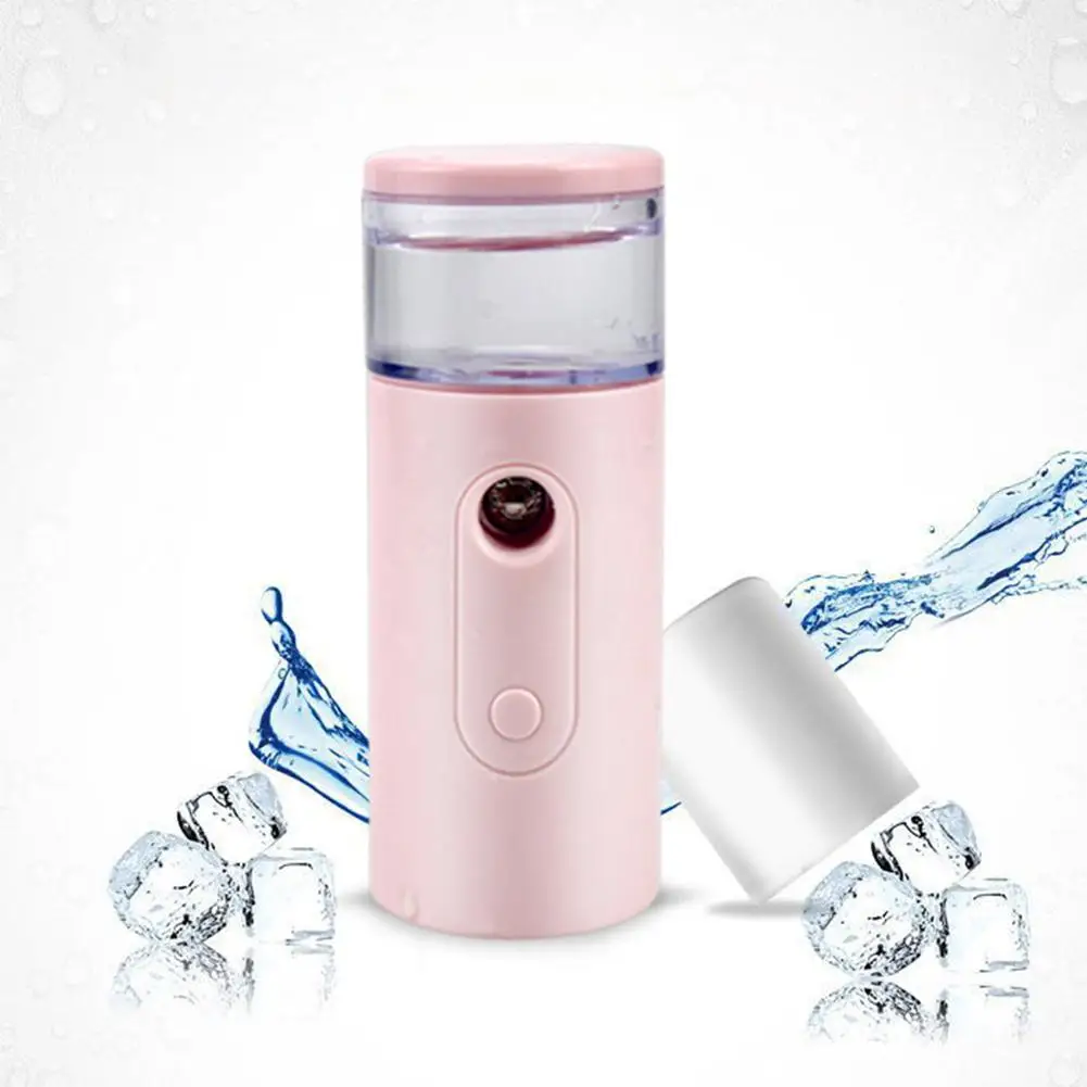 

Portable Cold Spray Nano Sprayer Facial Steamer Negative Ion Beauty Instrument Mobile Power Bank Face Care Equipment
