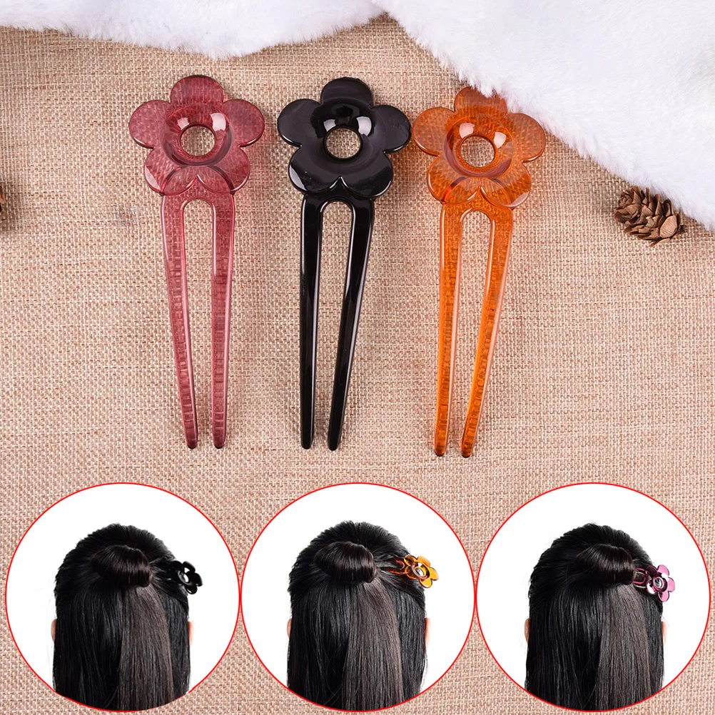 

1Pc Handmade Girls Hair Sticks Resin Plum Blossom Flower Plastic Headwear Bridal Hair Accessories Sale New