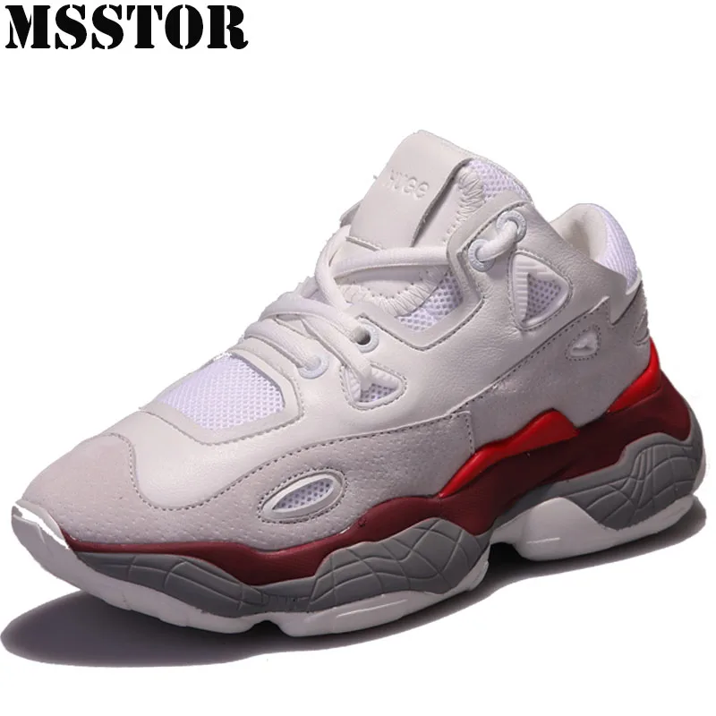 MSSTOR 2019 New Running Shoes For Women Comfortably breathable Sport Shoes Woman Brand Casual Fashion Ladies Female Sneakers