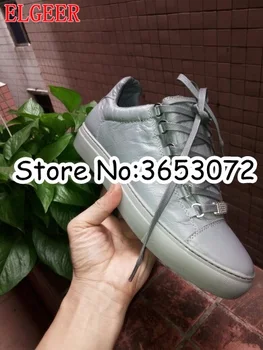 

Hot Men Low Top Genuine Leather Casual Flats Shoes Lace Up Trainers Shoes Outdoor Italy Style Sneakers Shoes Euro Size 38-46