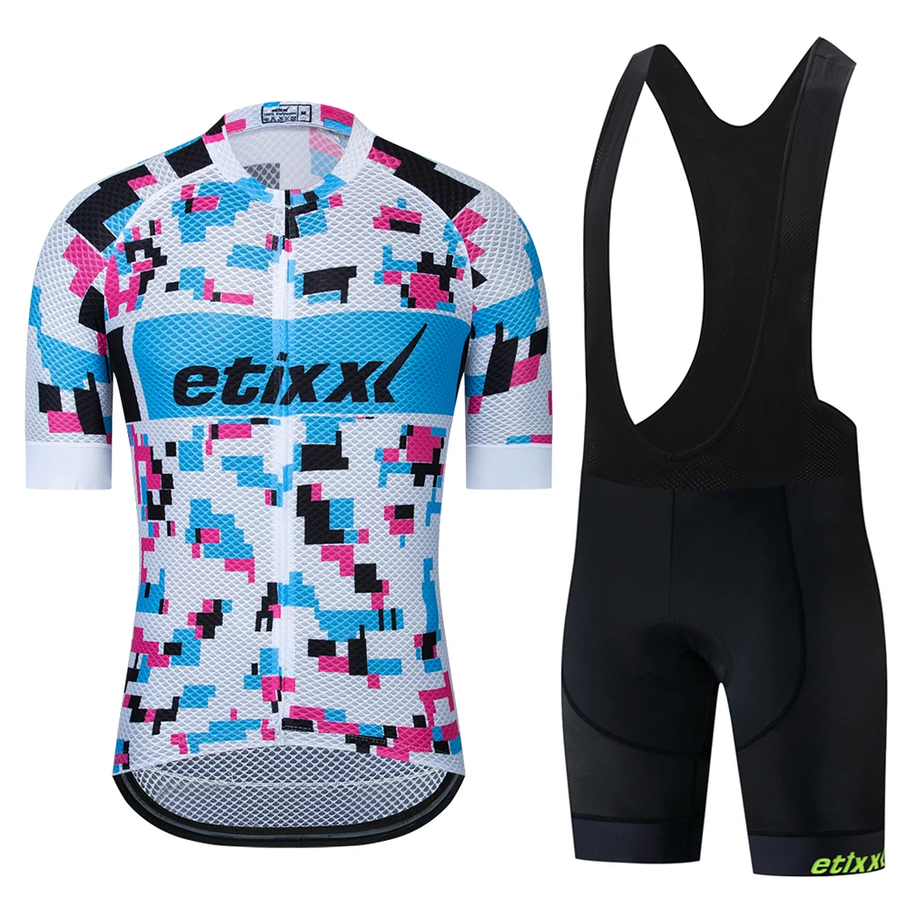 Летний Strava комплект Джерси с короткими рукавами для велоспорта Maillot Ropa Ciclismo Uniformes быстросохнущая велосипедная Одежда MTB велосипедная одежда