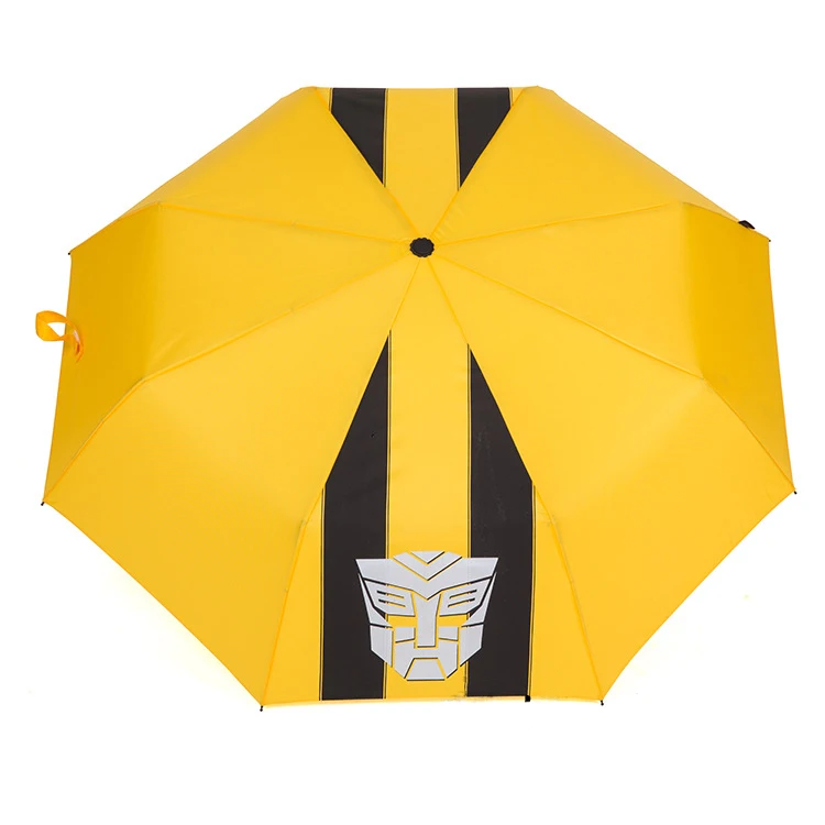 Зонт с принтом «Человек-паук», «Оптимус», «Покемон» для мальчиков, детский складной зонт с рисунком, детский солнцезащитный зонт для девочек, инструменты для дождя YS056 - Цвет: Синий