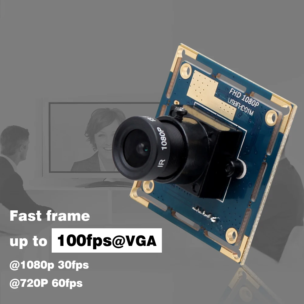 

ELP 1080P Camera Module 2.0megapixel MJPEG 30fps 1920*1080 CMOS OV2710 USB Camera Module for Automatic Vending Machine,