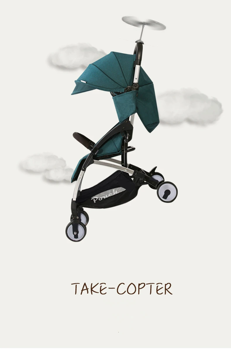 6,8 кг высокое качество легкая портативная детская коляска, допускается в самолетах, можно сидеть и лежать Детские коляски
