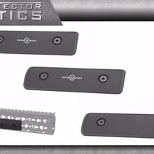 3 шт. в 1 векторная оптика KeyMod Handguard стекловолокно нейлон полимерная направляющая резиновая крышка ключ Mod охотничий аксессуар
