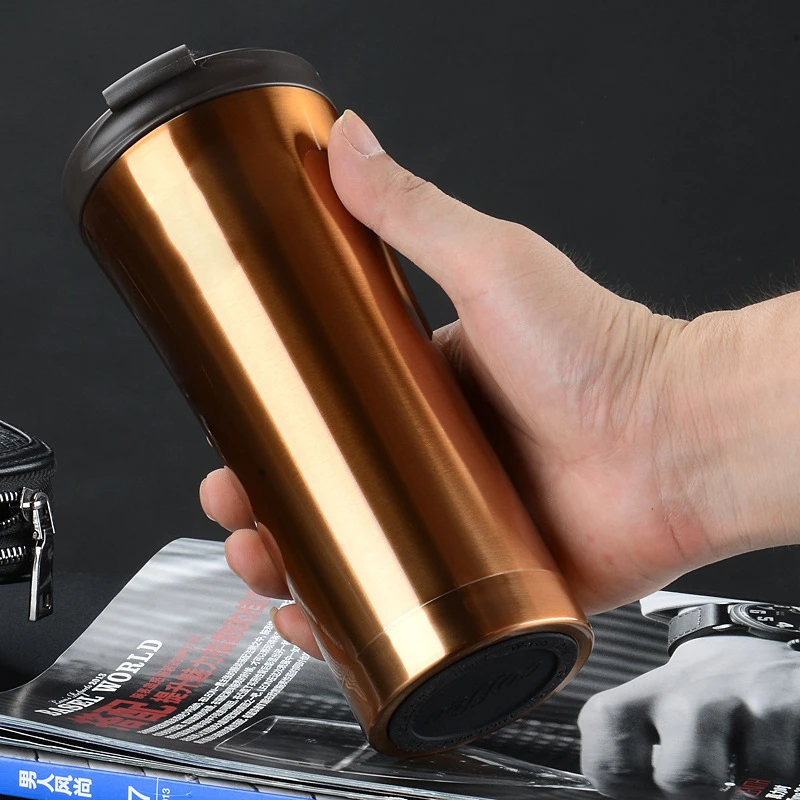 500ml Double Wall Stainless Steel Coffee Thermos Cups Mugs Thermal Bottle Thermocup Fashion Tumbler Vacuum Flask12