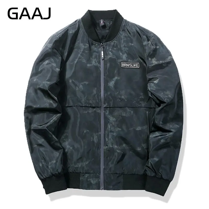 

GAAJ Brand Winter Autumn Men's Camouflage Outwear Camo Jackets Lightweight Overcoat Pockets Casual Coats Size M-3XL