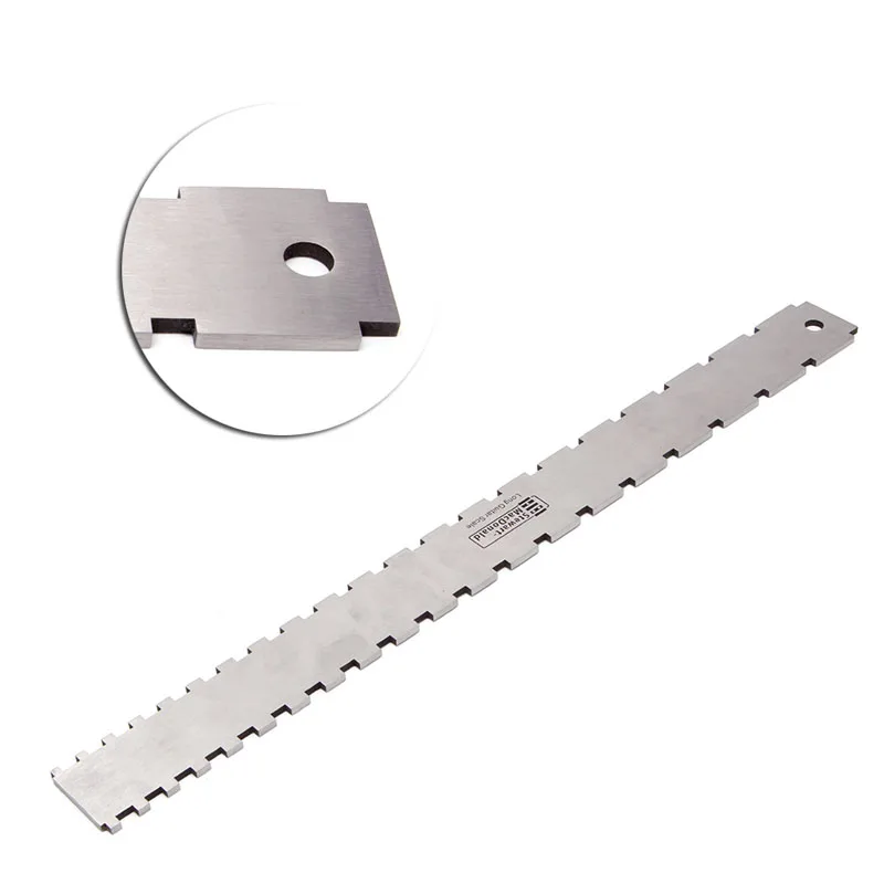 

Notched Guitar Neck Straight Edge Steel For Fender Gibson Luthier Tool Silver